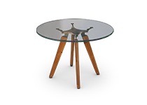 میز-ناهارخوری-صفحه-شیشه-ای-دایره-های-نست-تیپ-2703-42 -  - https://mohitara.com