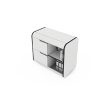 فایل-بایگانی-دو-کشو-با-قفسه-جانبی-برلیانت-تیپ-6902-41 -  - https://mohitara.com