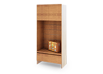 کمد-دیواری-جای-چمدان-با-کمد-جاکفشی-رویالیتی-تیپ-4213-44 -  - https://mohitara.com