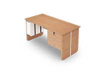 میز-کارشناسی-مستطیل-با-فایل-متصل-کوئیک-تیپ-3244-41 -  - https://mohitara.com