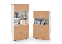 کمد-بایگانی-نیم-درب-چوبی-با-دو-درب-کوئیک-تیپ-6286-41 -  - https://mohitara.com